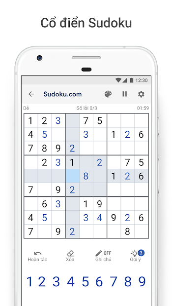 Screenshots Sudoku - Câu đố kinh điển