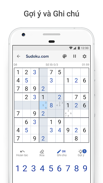 Screenshots Sudoku - Câu đố kinh điển