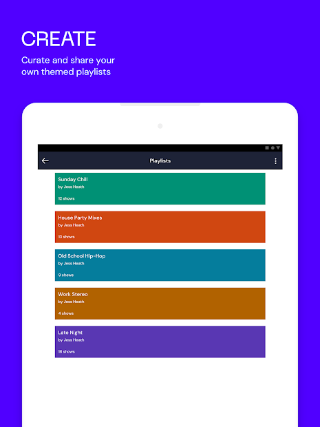 Screenshots Mixcloud - Radio & DJ mixes: Cập nhật hàng triệu bài hát nhanh chóng