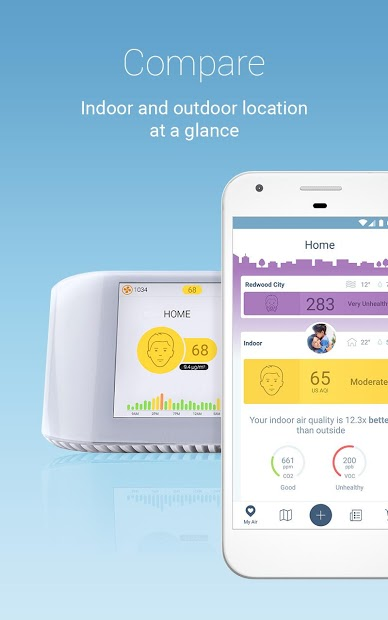 Screenshots AirVisual Air Quality Forecast: Theo dõi, dự báo chất lượng không khí