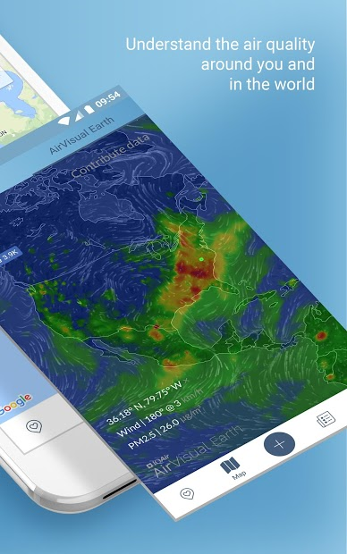 Screenshots AirVisual Air Quality Forecast: Theo dõi, dự báo chất lượng không khí