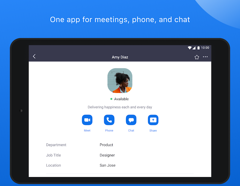 Screenshots ZOOM Cloud Meetings - Tạo cuộc họp, học online