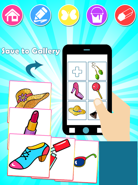 Screenshots Beauty Coloring Book 2: Tô màu cho bé