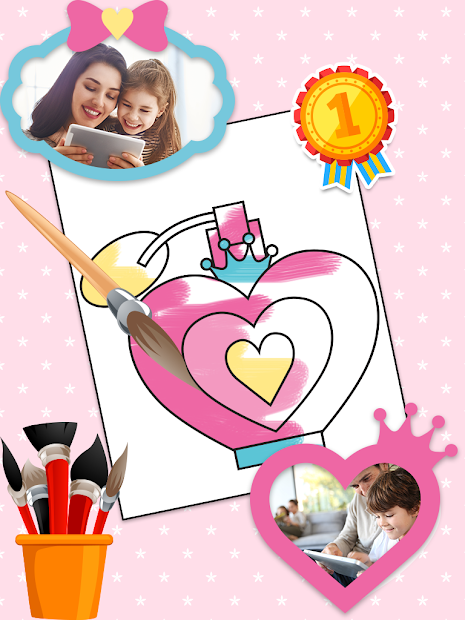 Screenshots Beauty Coloring Book 2: Tô màu cho bé