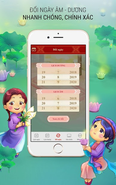 Screenshots Lịch vạn niên 2021 & Lịch Việt