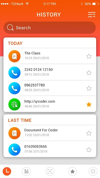 Screenshots Quét mã vạch & Đọc mã qr