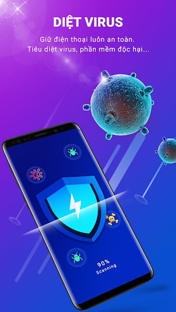 Screenshots Diệt Virus - Quét Virus (Tăng Tốc, Khóa Ứng Dụng)