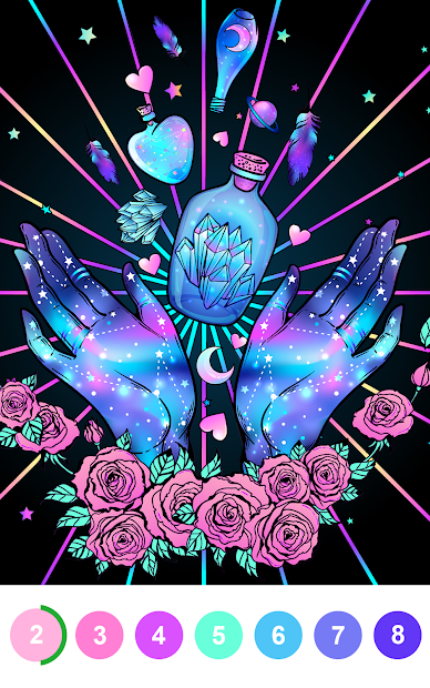 Screenshots Tô Màu Theo Số: Giúp Bé Tập Tô Màu