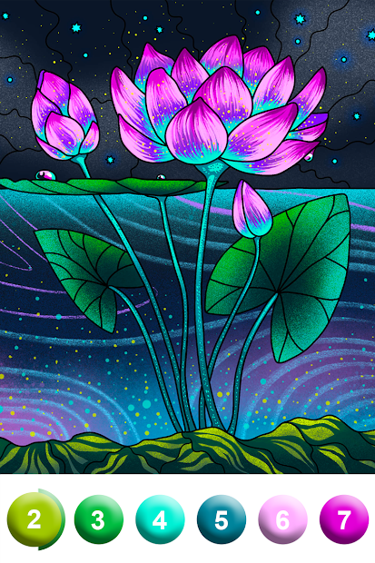 Screenshots Tô Màu Theo Số: Giúp Bé Tập Tô Màu