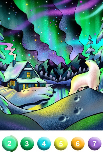 Screenshots Tô Màu Theo Số: Giúp Bé Tập Tô Màu