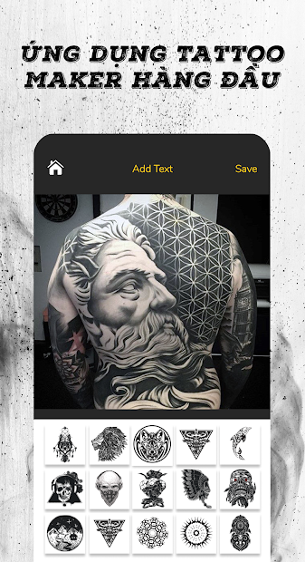 Screenshots Ghép hình xăm vào ảnh: Tạo Tattoo trên ảnh