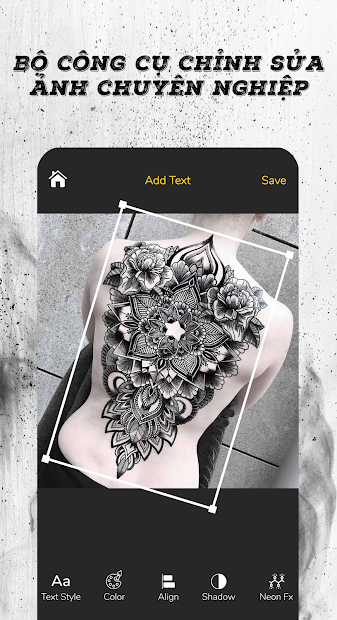 Screenshots Ghép hình xăm vào ảnh: Tạo Tattoo trên ảnh