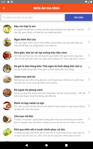 Chụp màn hình Sổ nấu ăn - 365 món ngon mỗi ngày nhé