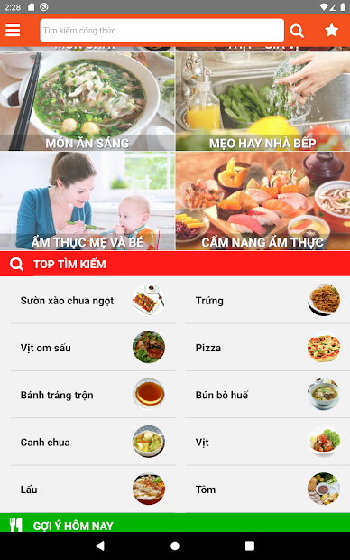 Chụp màn hình Sổ nấu ăn - 365 món ngon mỗi ngày nhé