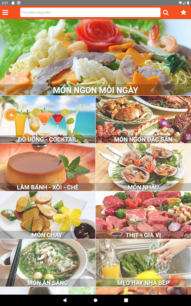 Chụp màn hình Sổ nấu ăn - 365 món ngon mỗi ngày nhé