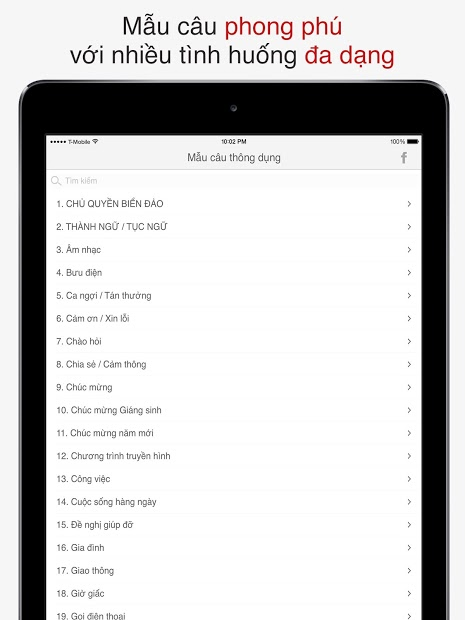 Screenshots Tra câu - Ứng dụng tra mẫu câu Anh-Việt, Việt-Anh