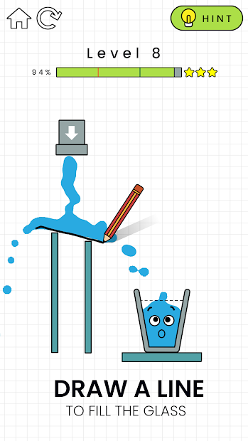 Screenshots Happy Glass - Đổ nước vào ly