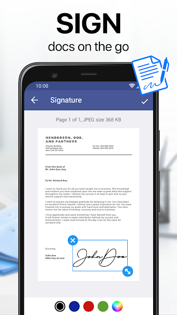 Screenshots iScanner - Biến điện thoại thành máy quét tài liệu