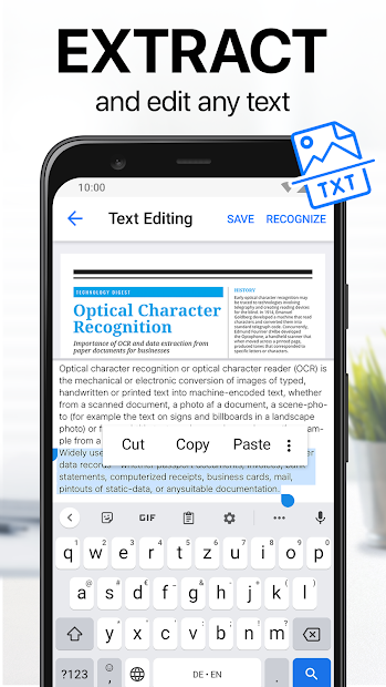 Screenshots iScanner - Biến điện thoại thành máy quét tài liệu