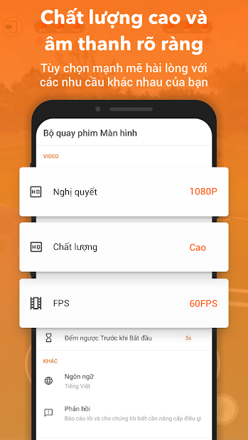 Screenshots Quay video màn hình - Trình ghi màn hình, quay phim dành cho Android
