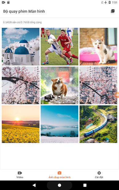 Screenshots Quay video màn hình - Trình ghi màn hình, quay phim dành cho Android