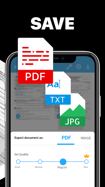 Screenshots Máy quét camera ra Pdf - TapScanner: Quét, scan tài liệu nhanh chóng