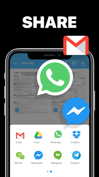 Screenshots Máy quét camera ra Pdf - TapScanner: Quét, scan tài liệu nhanh chóng