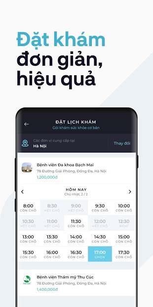 Screenshots ViDoctor - Y Tế Thông Minh: Khám bệnh, xét nghiệm tại nhà