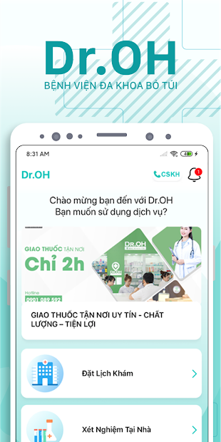 Screenshots DROH Bệnh Viện Đa Khoa Bỏ Túi: Khám bệnh online với Bác sĩ