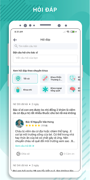 Screenshots DROH Bệnh Viện Đa Khoa Bỏ Túi: Khám bệnh online với Bác sĩ