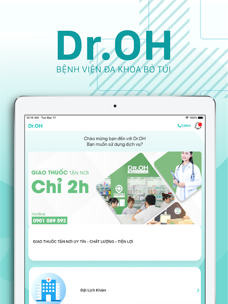 Screenshots DROH Bệnh Viện Đa Khoa Bỏ Túi: Khám bệnh online với Bác sĩ