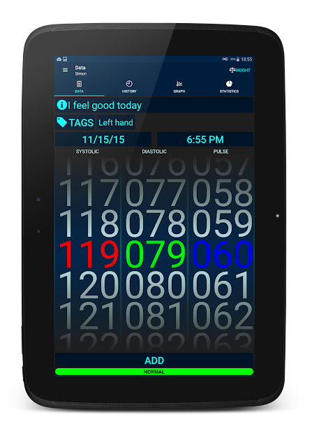 Screenshots Blood Pressure - Huyết áp: Quản lý huyết áp của bạn