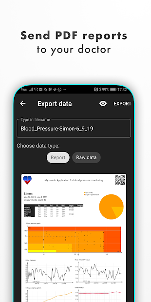 Screenshots Blood Pressure - Huyết áp: Quản lý huyết áp của bạn