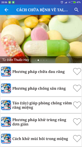 Screenshots Sổ Tay Bệnh Và Thuốc | Từ Điển Thuốc