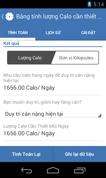 Screenshots Weight Calorie Watch: Ứng dụng tính calo, quản lý chỉ số cơ thể, calo