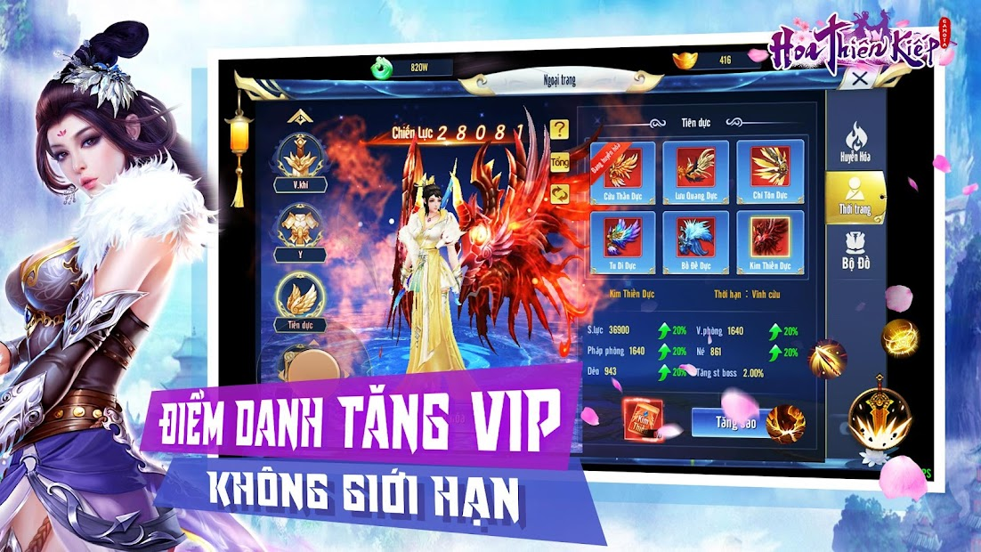Screenshots Hoa Thiên Kiếp - Tiên hiệp Mobile