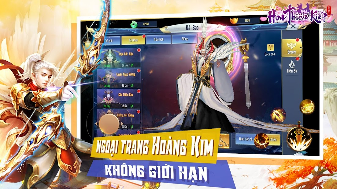 Screenshots Hoa Thiên Kiếp - Tiên hiệp Mobile