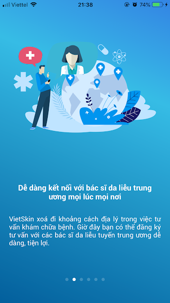 Screenshots VietSkin - Kết nối bác sĩ da liễu Việt Nam: Khám da mụn, mụn trứng cá online