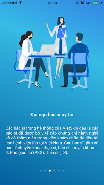 Screenshots VietSkin - Kết nối bác sĩ da liễu Việt Nam: Khám da mụn, mụn trứng cá online