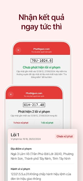 Screenshots Ứng dụng tra cứu phạt nguội, vi phạm giao thông | Link tải, hướng dẫn sử dụng, mẹo thủ thuật