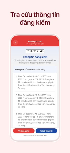 Screenshots Ứng dụng tra cứu phạt nguội, vi phạm giao thông | Link tải, hướng dẫn sử dụng, mẹo thủ thuật