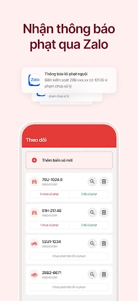 Screenshots Ứng dụng tra cứu phạt nguội, vi phạm giao thông | Link tải, hướng dẫn sử dụng, mẹo thủ thuật