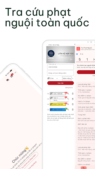 Screenshots Ứng dụng tra cứu phạt nguội, vi phạm giao thông | Link tải, hướng dẫn sử dụng, mẹo thủ thuật
