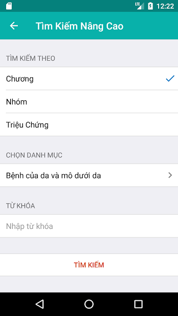 Screenshots Tra Cứu ICD10: Tra cứu danh mục bệnh