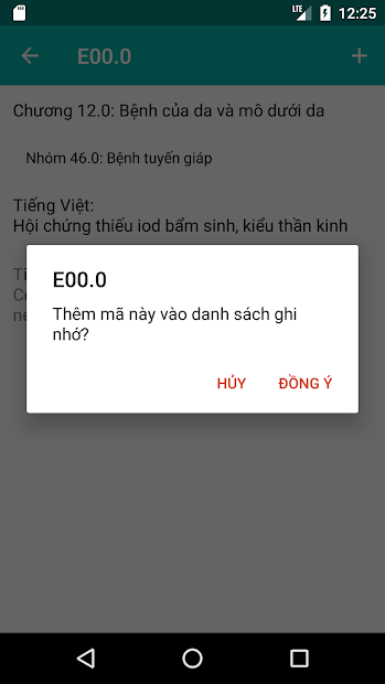 Screenshots Tra Cứu ICD10: Tra cứu danh mục bệnh