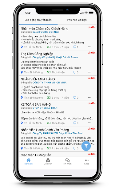 Screenshots Việc làm gần nhà - Kết nối việc làm