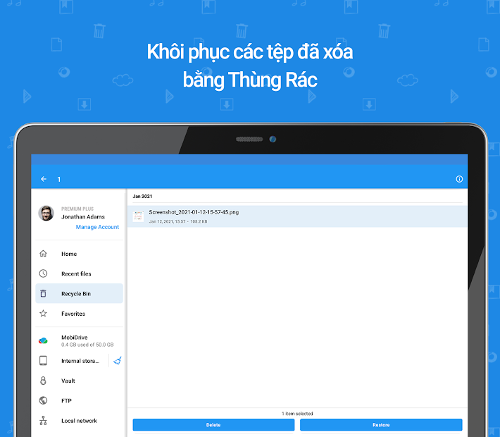 Screenshots File Commander - File Manager & Free Cloud: Quản lý chuyển đổi file