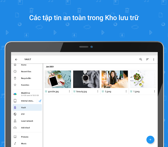 Screenshots File Commander - File Manager & Free Cloud: Quản lý chuyển đổi file