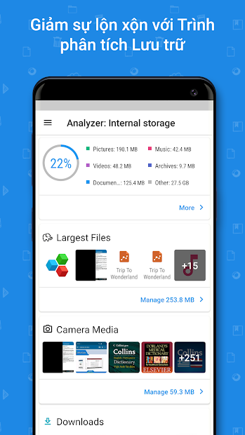 Screenshots File Commander - File Manager & Free Cloud: Quản lý chuyển đổi file