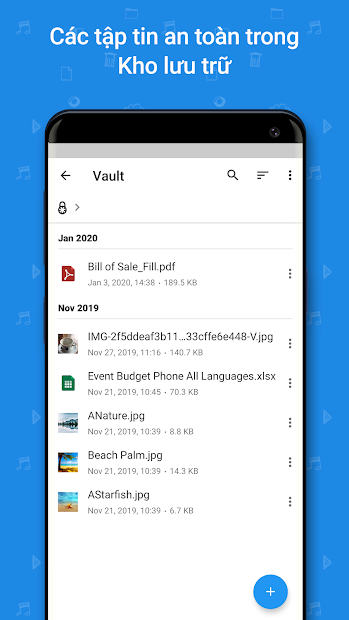 Screenshots File Commander - File Manager & Free Cloud: Quản lý chuyển đổi file